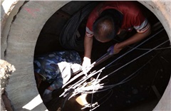 黑龍江傳輸換光纜，通信更順暢