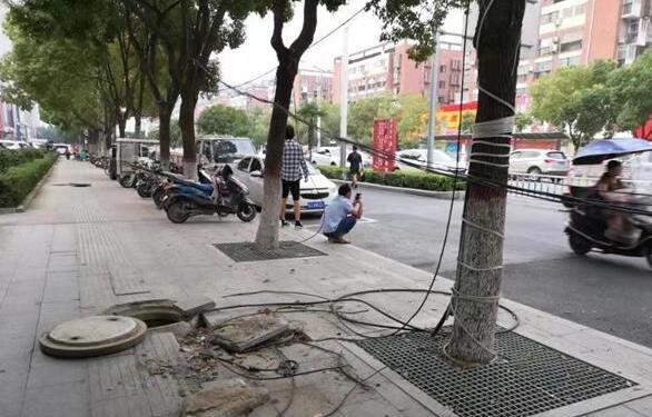 光纜入地，市內(nèi)通信線路改造工程